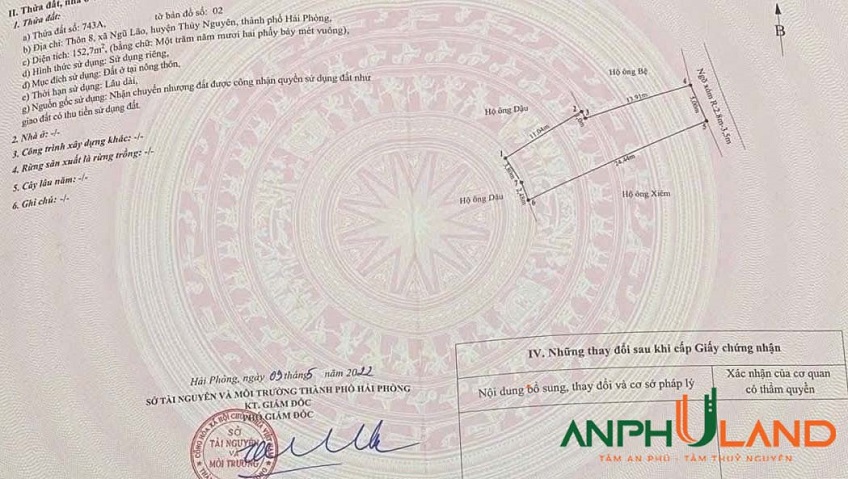 Nhà em cần bán lô đất chính chủ tại phường Bạch Đằng (Ngũ Lão), TP Hải Phòng