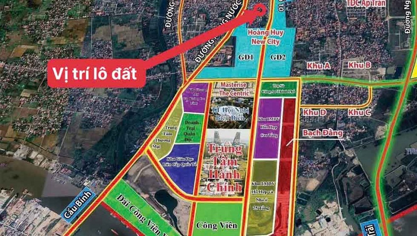 Cần bán lô đất gần trung tâm hành chính Phường Thủy Nguyên ( xã Tân Dương), TP Hải Phòng