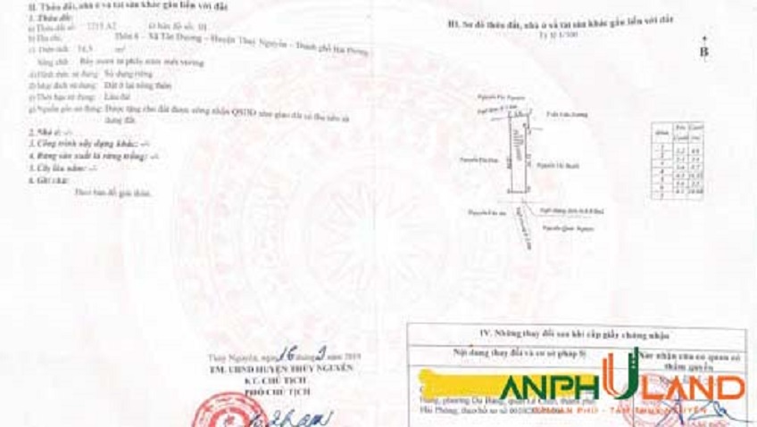 Bán lô đất gần Trung tâm Hành chính thành phố, phường Thuỷ Nguyên, TP Hải Phòng
