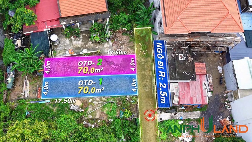 Bán 2 lô đất F0 giá công nhân tại phường Thuỷ Nguyên (Hoa Động), TP Hải Phòng