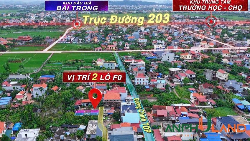 Bán 2 lô đất F0 giá công nhân tại phường Thuỷ Nguyên (Hoa Động), TP Hải Phòng
