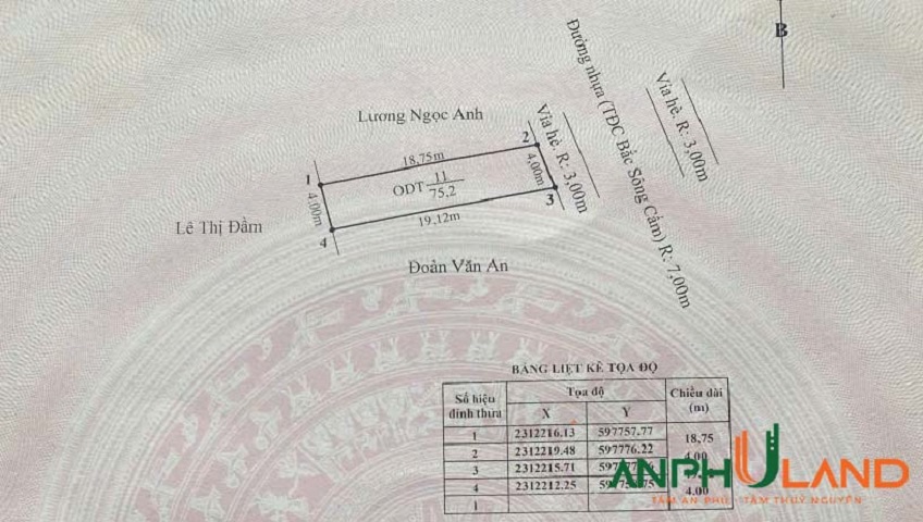 Bán lô đất 75m2 sát TĐC Áp Tràn, phường Thuỷ Nguyên, TP Hải Phòng
