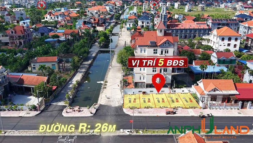 Chỉ từ 6 tỷ xxx triệu, sở hữu được lô đất mặt đường ngã tư, trục 26m trung tâm BSC P. Thủy Nguyên