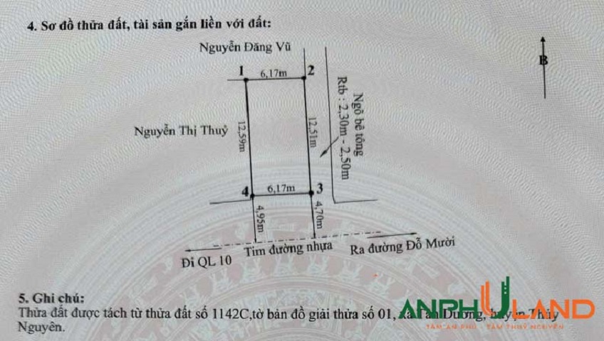 Chào bán siêu phẩm đẹp không tì vết tại phường Thuỷ Nguyên (Tân Dương), TP Hải Phòng
