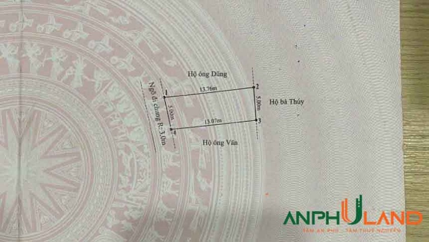 Chuyển nhượng lô đất tại TDP Hầu, Phường Thiên Hương ( xã Lâm Động), TP Hải Phòng
