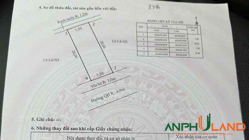 Duy nhất một lô đất đấu giá phường Bạch Đằng ( xã Ngũ Lão), TP Hải Phòng