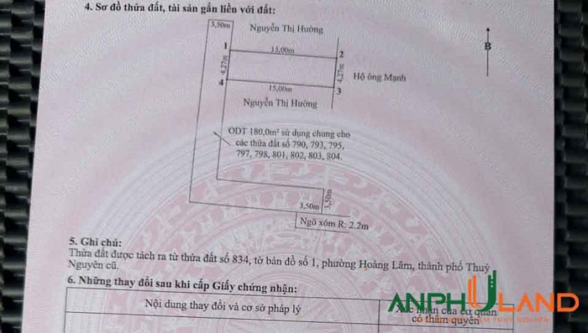 Cần bán lô đất hàng đẹp, giá tốt tại Phường Thiên Hương ( xã Lâm Động), TP Hải Phòng