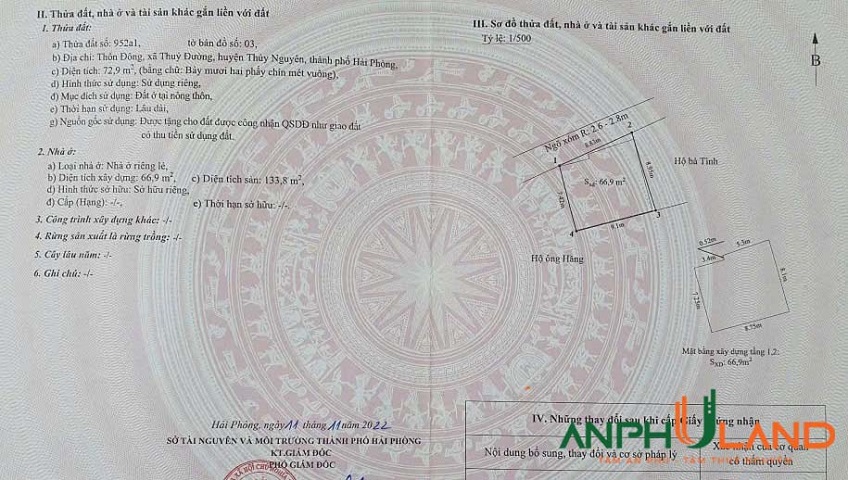 Chào bán siêu phẩm nhà 2 tầng hiện đại tại phường Thuỷ Nguyên (Thuỷ Đường), TP Hải Phòng