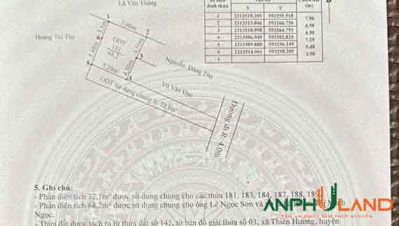 Bán căn nhà 3 tầng có địa chỉ tại TDP 2, phường Thiên Hương, TP Hải Phòng