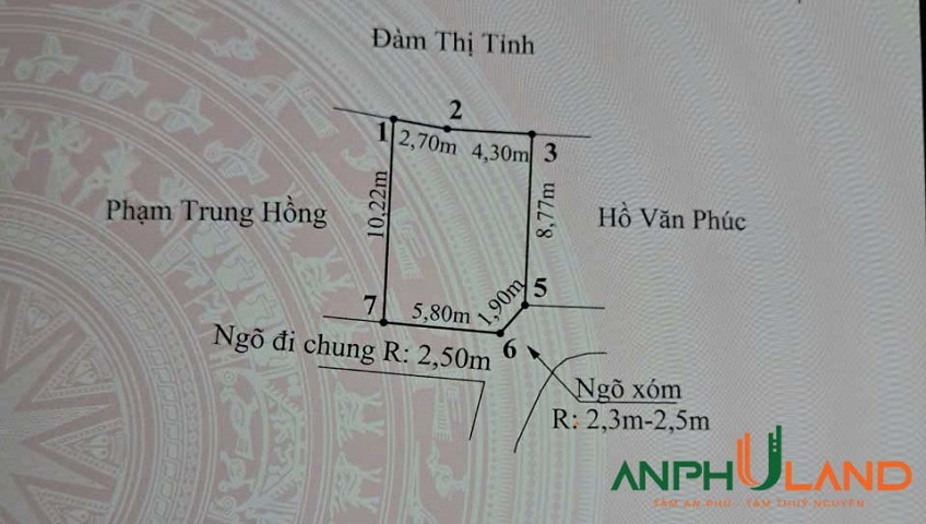 Chào bán lô đất tại TDP Đông, phường Thiên Hương (Lâm Động), TP Hải Phòng