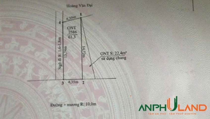 Chị chủ cần bán lô đất mặt đường trải nhựa TDP 5, phường Lê Ích Mộc (Mỹ Đồng), TP Hải Phòng