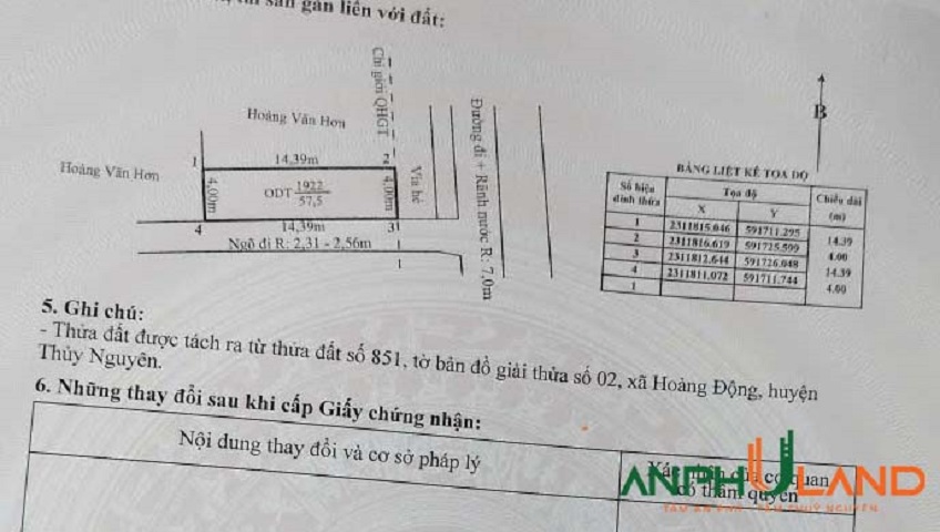 Chủ cần tiền bán gấp lô mặt đường phường Thiên Hương (Hoàng Động), TP Hải Phòng