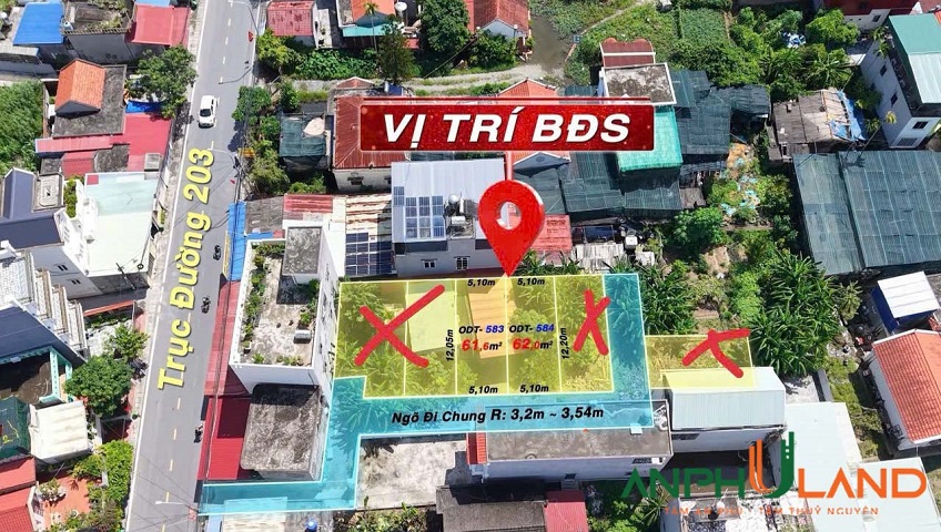 Chào bán 2 lô F0 phường Thuỷ Nguyên (Hoa Động), TP Hải Phòng