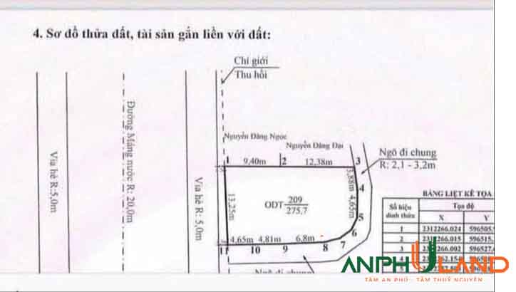 Cần bán siêu phẩm lô góc mặt đường Máng Nước, trái tim phường Thủy Nguyên