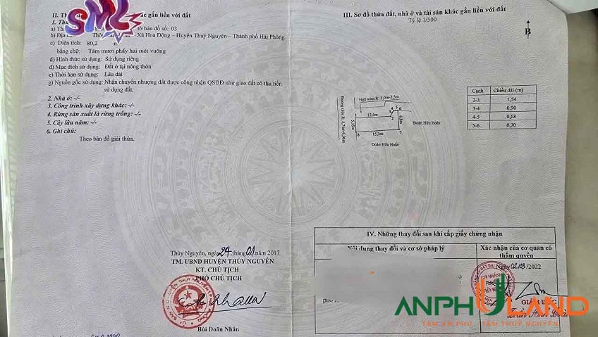 Chào bán căn nhà mặt đường trải nhựa Áp Phan 3 tầng tại Thuỷ Nguyên ( xã Hoa Động)