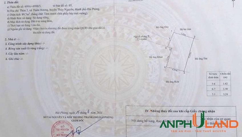 Chính chủ chào bán căn nhà độc lập tại phường Thiên Hương, TP Hải Phòng