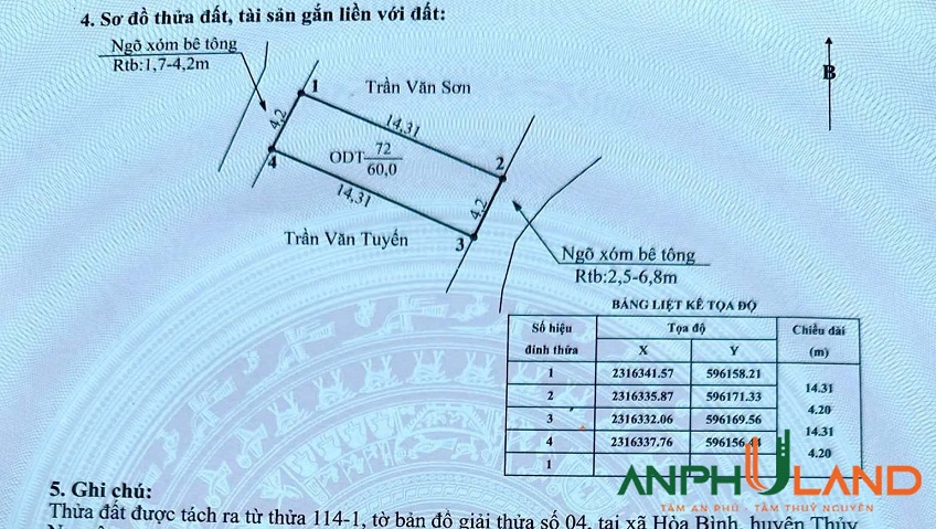 Chào bán 2 lô đất 2 mặt ngõ tại phường Hoà Bình, TP Hải Phòng