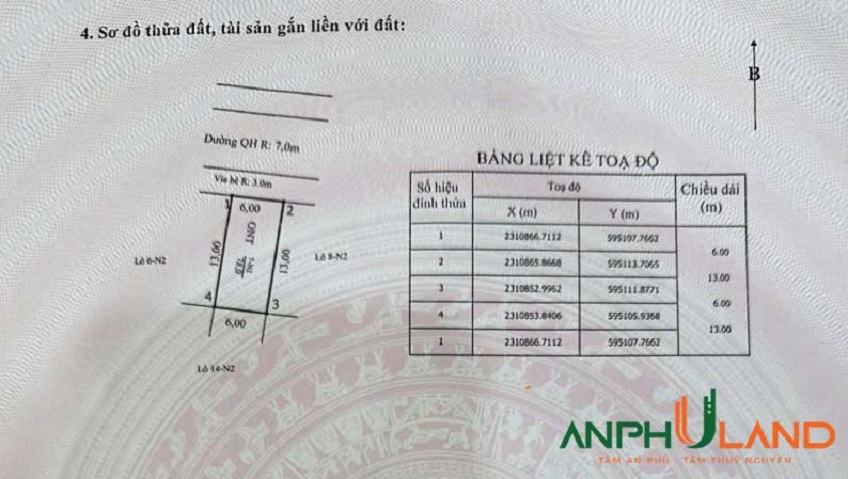 Bán lô đất khu đấu giá Bái Ngoài, phường Thuỷ Nguyên, TP Hải Phòng