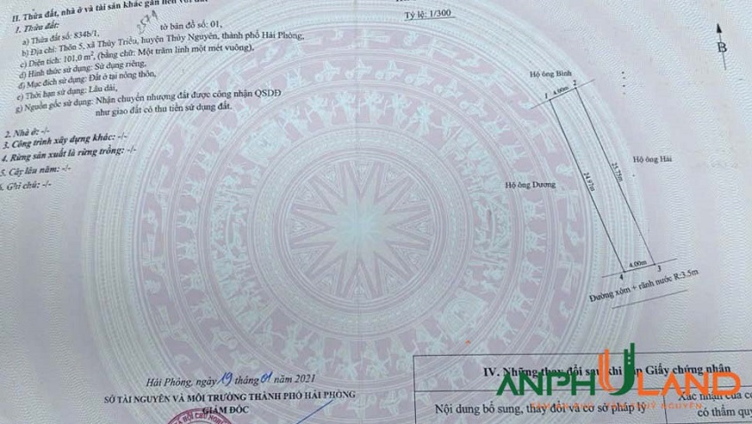 Bán dãy nhà trọ tại phường Hoà Bình (Thuỷ Triều), TP Hải Phòng