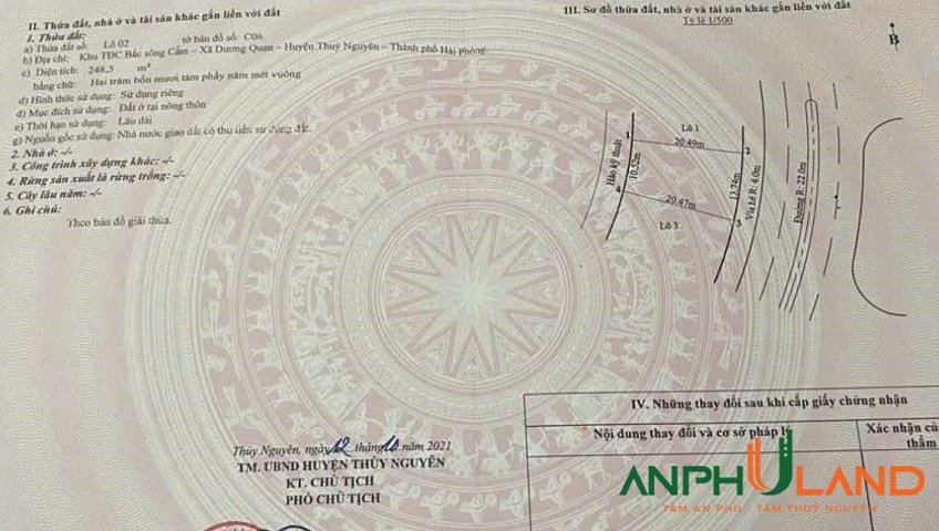 Chính chủ gửi bán lô đất đẹp khu C Bắc Sông Cấm, phường Thuỷ Nguyên, TP Hải Phòng