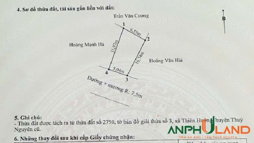 Bán lô đất đẹp vị trí vàng phường Thiên Hương, TP Hải Phòng