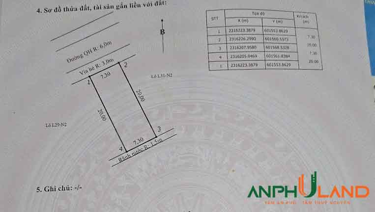 Cần bán lô đất đấu giá tại Láng Ruốc, Phường Bạch Đằng ( xã Ngũ Lão), TP Hải Phòng