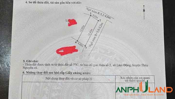 Cần bán lô góc siêu đẹp tại tại Phường Thiên Hương ( xã Lâm Động), TP Hải Phòng