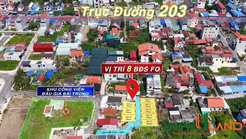 Siêu phẩm 8 lô đất F0 đã có sổ tại phường Thuỷ Nguyên (Hoa Động), TP Hải Phòng