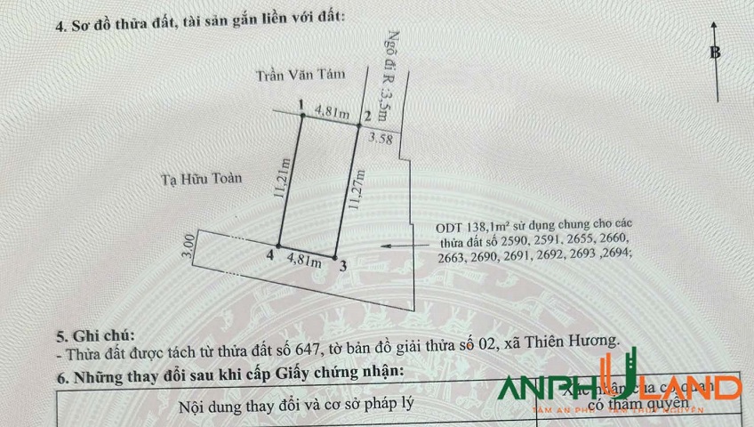 Chị gái xinh đẹp gửi bán lô góc siêu đẹp tại phường Thiên Hương, TP Hải Phòng