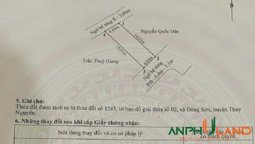 Chào bán 2 lô đất đẹp phường Lưu Kiếm (Đông Sơn), TP Hải Phòng