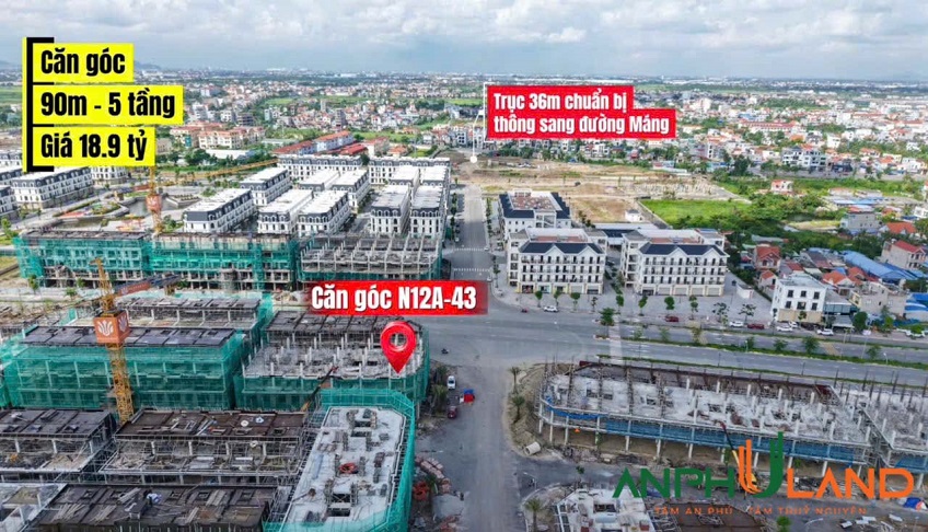 Căn góc vàng sát mặt Đỗ Mười – trục thông Máng Nước sầm uất tại Hoang Huy New City