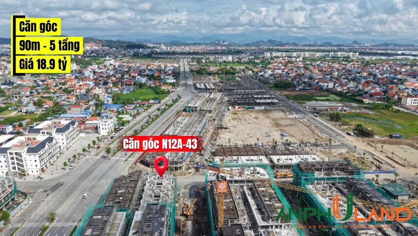 Căn góc vàng sát mặt Đỗ Mười – trục thông Máng Nước sầm uất tại Hoang Huy New City