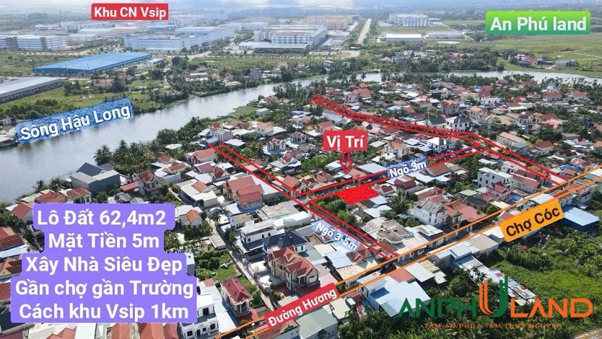 Bán lô đất siêu đẹp TDP Hương Dương, phường Nam Triệu, TP Hải Phòng