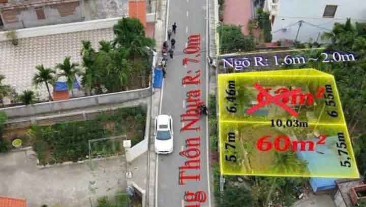Cần bán gấp lô đất đẹp mặt đường Phường Lê Ích Mộc ( xã Chính Mỹ), TP Hải Phòng