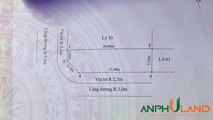 Chuyển nhượng lô góc 2 mặt tiền khu TĐC VSIP 4, phường Thuỷ Nguyên, TP Hải Phòng