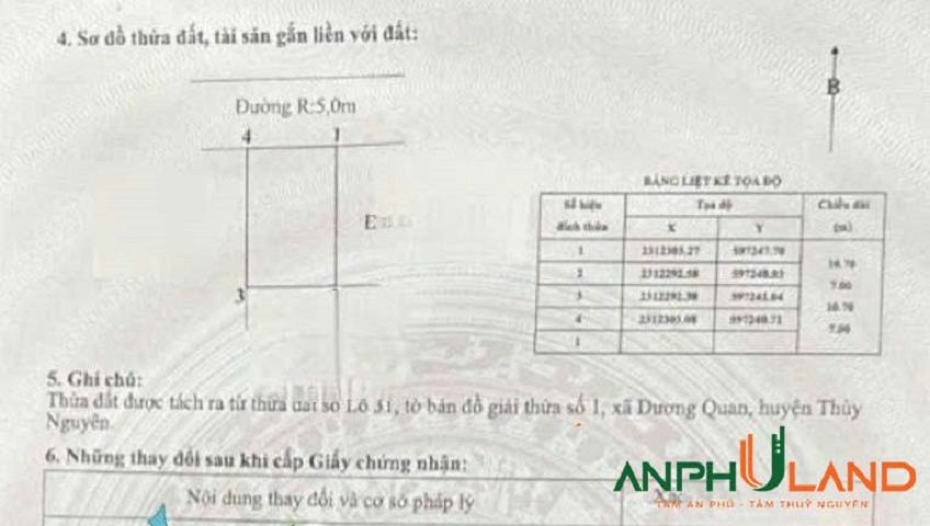 Bán lô đất vị trí vàng tại phường Thuỷ Nguyên (Dương Quan), TP Hải Phòng
