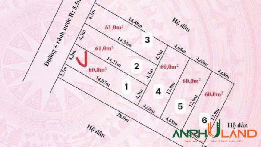 Chào bán lô đất số 6 tại TDP 4, phường Thuỷ Nguyên (Thuỷ Sơn), TP Hải Phòng 