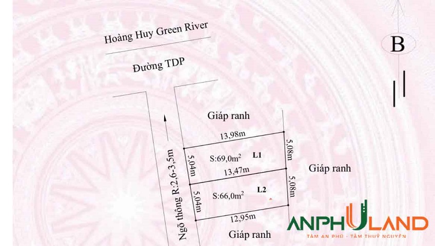 Chào bán 2 lô F0 siêu đẹp tại Phường Thủy Nguyên ( xã Hoa Động), TP Hải Phòng