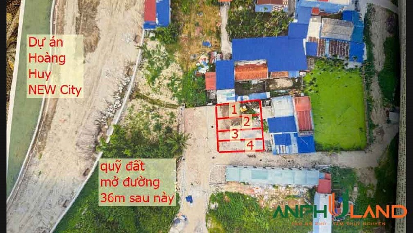 Chào bán sản phẩm mặt đường TĐC khu A trước mặt là dự án Hoàng Huy New City