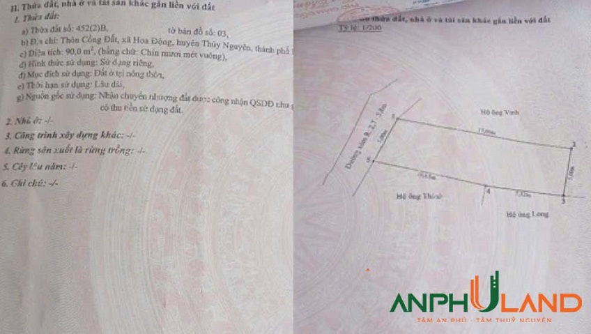 Chính chủ gửi bán lô đất ngõ thông tại phường Thuỷ Nguyên (Hoa Động), TP Hải Phòng