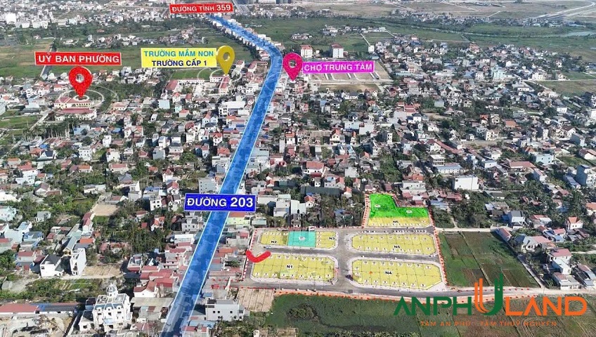 Bán lô 3N6 khu đấu giá Bái Trong, phường Thuỷ Nguyên, TP Hải Phòng