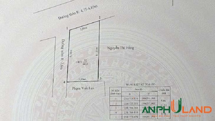 Bán lô góc mặt đường TDP Chùa, phường Thuỷ Nguyên (Hoa Động), TP Hải Phòng