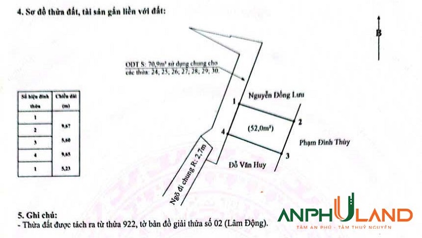 Bán lô đất đẹp tại TDP Đền, phường Thiên Hương (Lâm Động), TP Hải Phòng