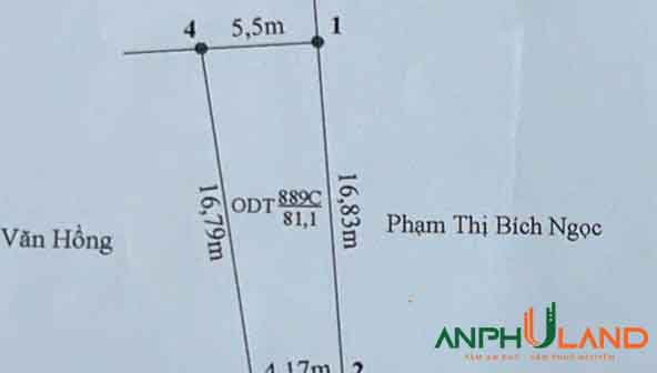 Bán 81.1m2 trục liên thôn TDP Đường Đá, Phường Thủy Nguyên ( xã Hoa Động), TP Hải Phòng