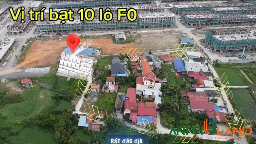 Bán 10 Lô Đất F0 TDP Đường Đá, Phường Thủy Nguyên ( xã Hoa Động), TP Hải Phòng