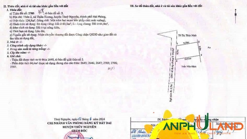Em gái cần tiền gửi bán gấp lô đất đẹp tại TDP 2, phường Thiên Hương, TP Hải Phòng