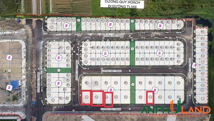 Chào bán vài lô biệt thự view công viên dãy N6 khu đấu giá An Lư, TP Hải Phòng