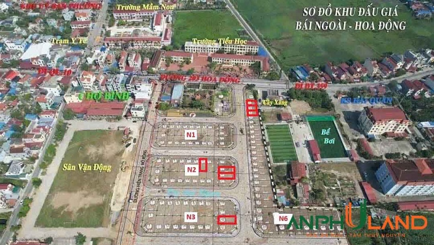 Chào bán 1 số sản phẩm thuộc khu đấu giá Bái Ngoài, P. Thủy Nguyên ( xã Hoa Động), TP Hải Phòng