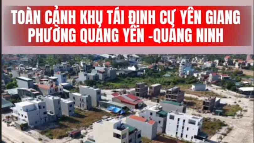 Cơ hội sở hữu lô đất đẹp duy nhất 110 m2 tại tái định cư Yên Giang, P. Quảng Yên, Quảng Ninh
