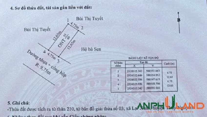 Bán 1 lô 60m² trục liên xã Việt Khê (Lại Xuân), TP Hải Phòng
